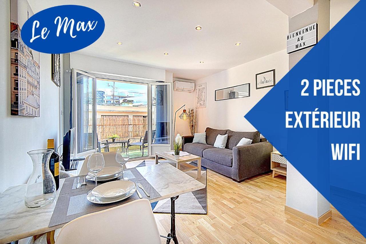 Le Max Et Leo - 600M Plage - Verriere Cote D'Azur Cannes Kamer foto